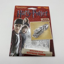 FASCINACIONES METAL TIERRA HARRY POTTER HOGWARTS TREN EXPRESO KIT MODELO ACERO 3D 