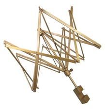 Wooden Umbrella Swift for Yarn Knitting Winding Crochet Weaving with Clamp
