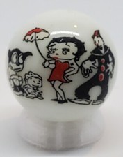 Betty Boop Friends 1" Glass Logo Marble w/ Stand