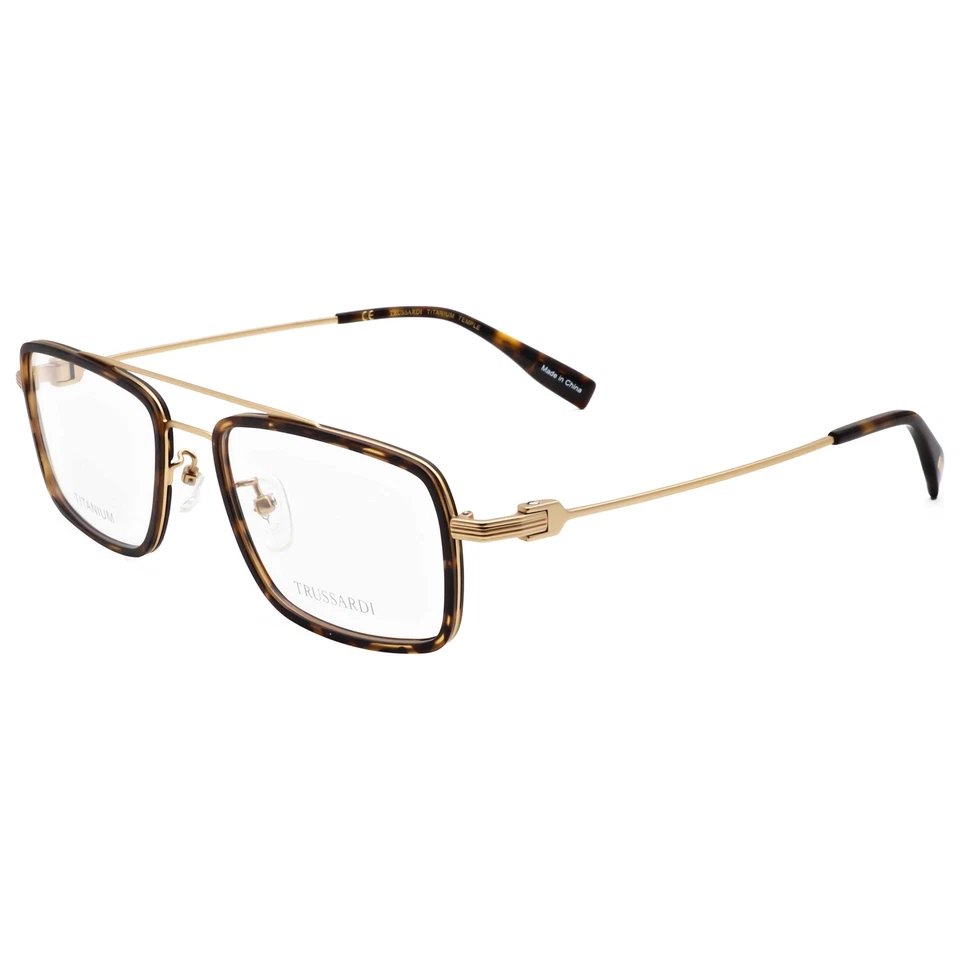 Trussardi Hombre 53mm Mate Havana Ópticas VTR6005S-0G21-53