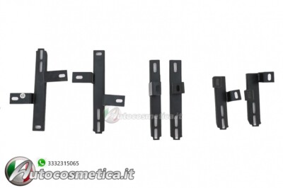 Set Pedane Sottoporta In Alluminio E ABS Per Audi Q5 8R (2013-2016), Lato Sinistro E Destro Con Kit Montaggio - 3