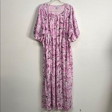 Nine West Short Sleeve Maxi Dress XL