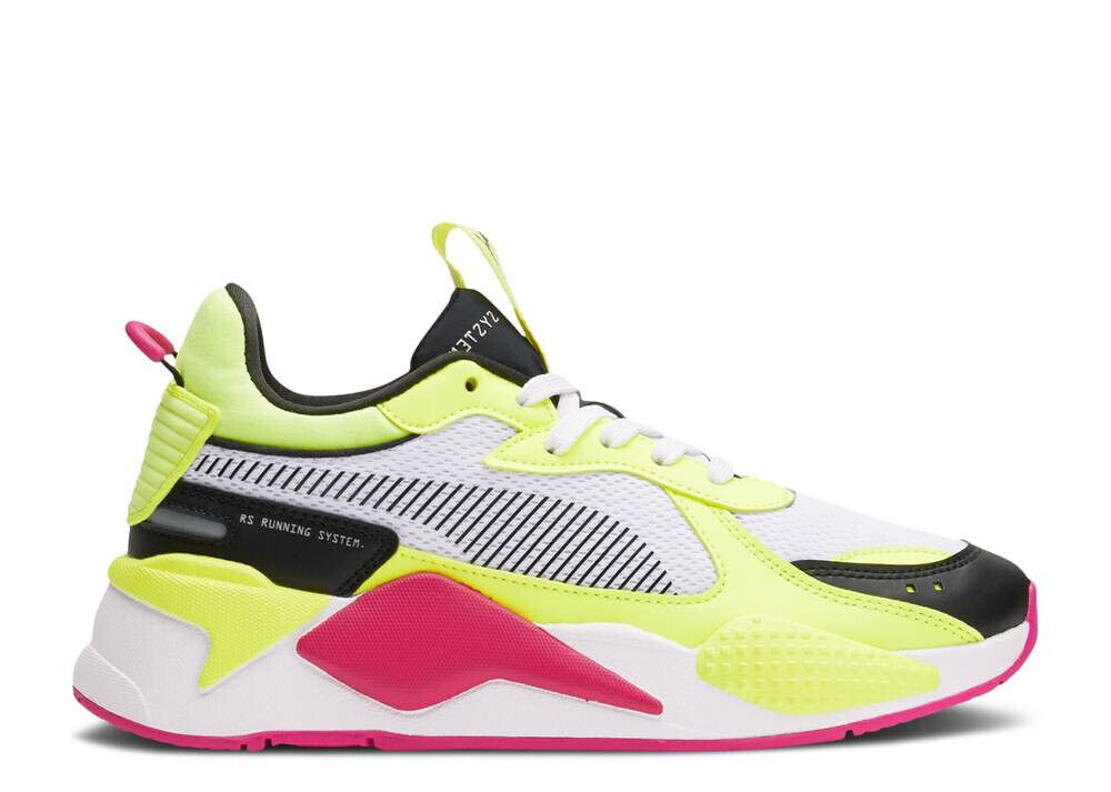 Puma RSX Lights - 382976-01 - Yellow / White / Pink / Black - Womens Shoe Size 6