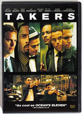 TAKERS DVD Widescreen - 2010, Screen Gems - Very Good