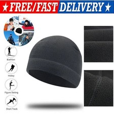 Winter Warm Cap Windproof Fleece Hat Skull Cap Running Beanie Hat for Men Women
