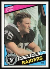 Howie Long 1984 Topps #111 - Los Angeles Raiders