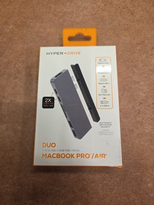 Hyper -HYPERDRIVE DUO PRO 7-in-2 USB-C Hub for macbook Pro / Air