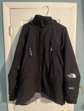 VTG 90s The North Face Gore-Tex Mountain Guide Jacket Parka Mens XL  Black