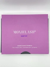Moxielash Sassy Kit Magnetic Eyelash & Eyeliner Kit 3 Pairs Lashes NIB Sealed