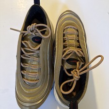 Nike Air Max 97 QS GS Metallic Gold 918890-700 Running Shoes