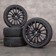 BMW Serie 5 cerchi auto 19 pollici G30 G31 estivi styling 633 6863419 nero opaco