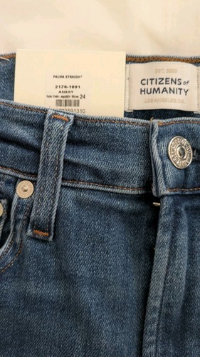 Brand New Citizens Of humanity Palma Straight Jeans 24 ambry - Picture 4 of 9
