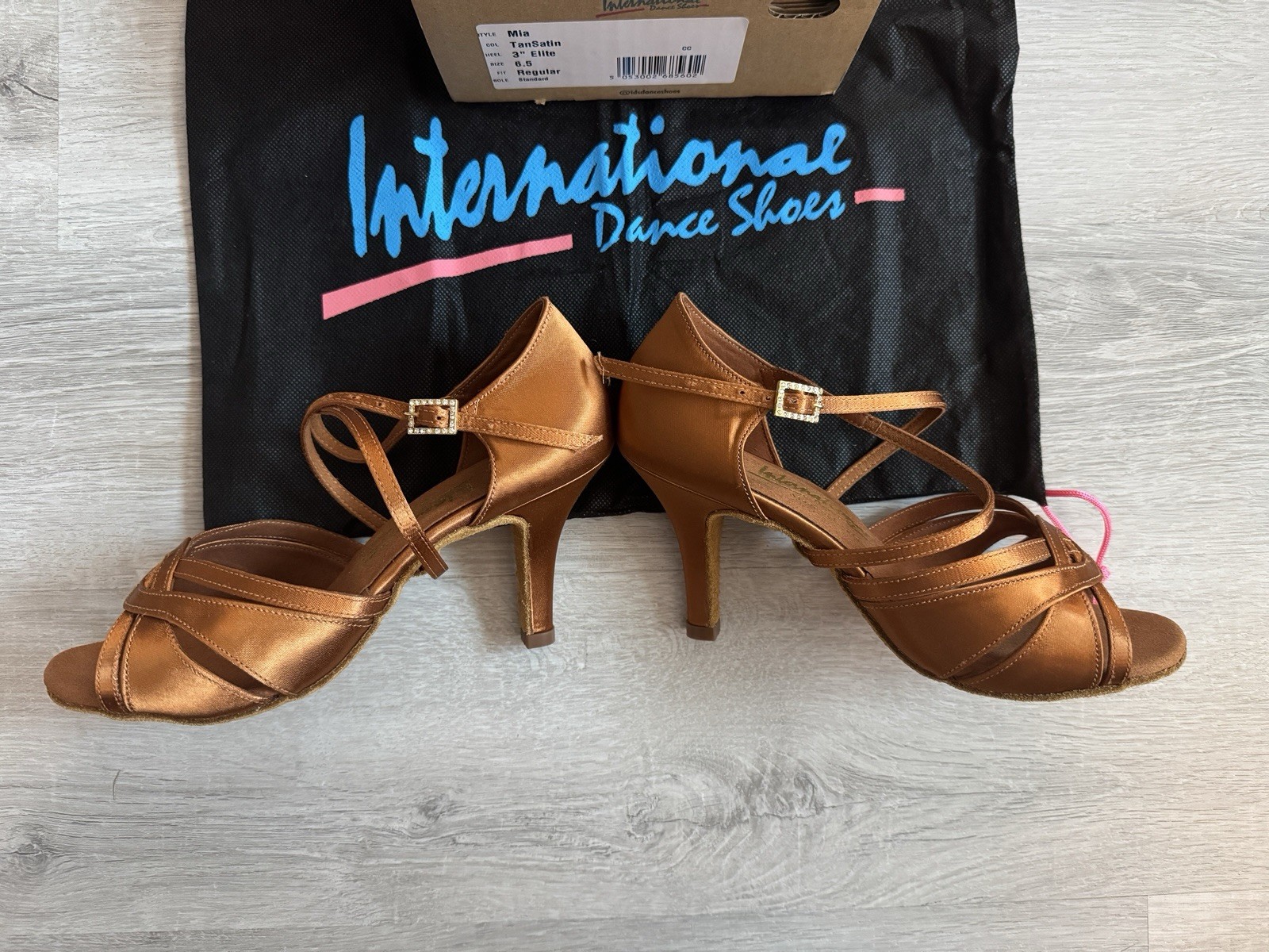 NEW International Dance Shoes Mia, Women's Latin Heels, Size 6.5 UK,  3" Heel