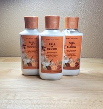 Bath Body Works FALL IN BLOOM Body Lotion Lot of 3 - 8 oz. ea.