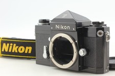  Exc 5 Nikon F Eyelevel Black 35mm SLR Film Camera w/ Strap From Japan 3301
