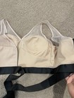 JUMP Tulle Mesh Ballerina Padded Crop Top w/ Black Tie Ribbon SMALL Preowned