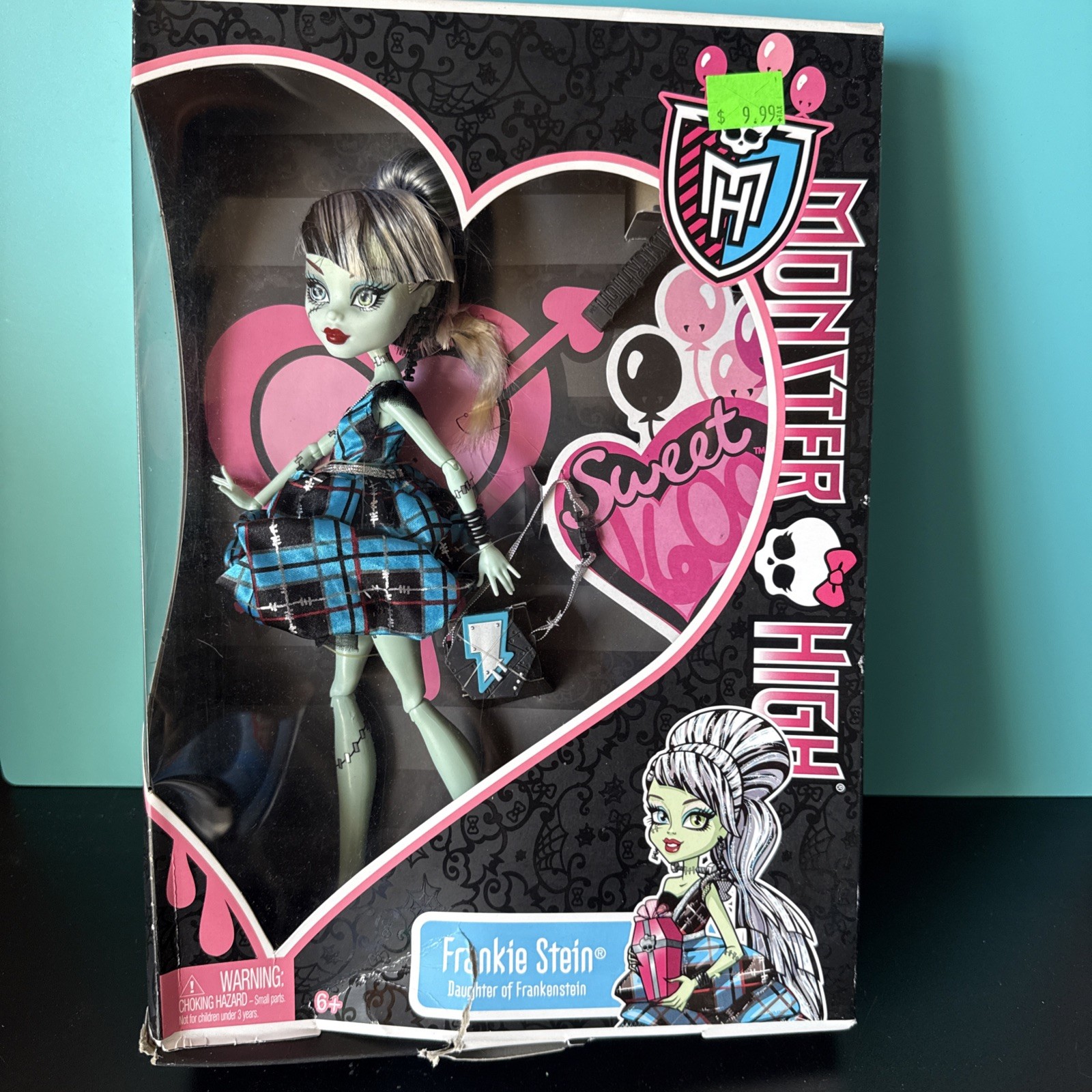 Monster High Frankie Stein Sweet 1600 Doll NEW 2012 Daughter