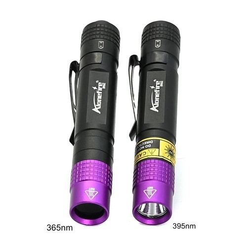 Antorcha de luz ultravioleta portátil impermeable lámpara de inspección UV identificación - Imagen 9 de 11