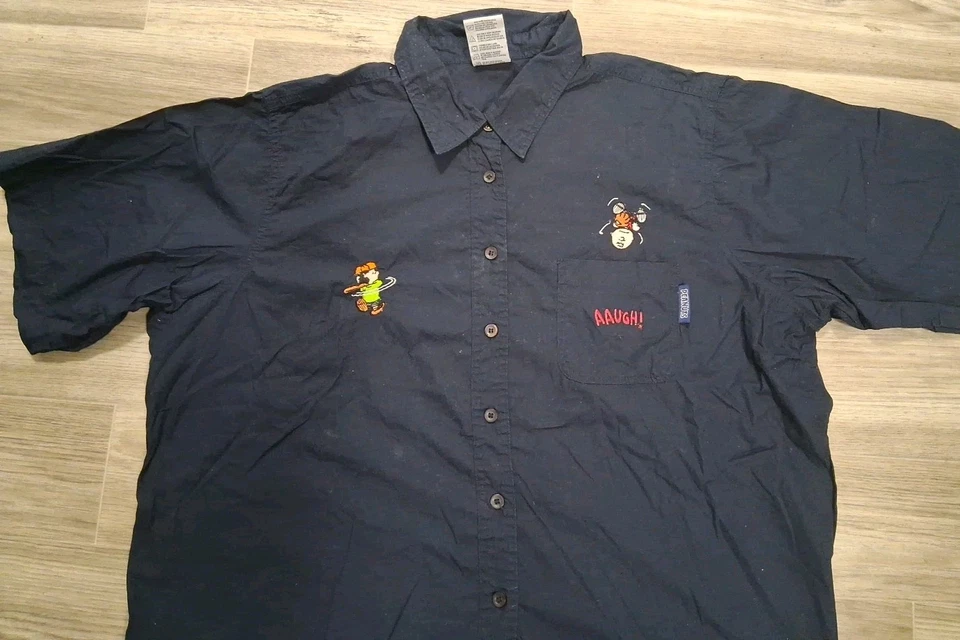 Camisa Peanuts Mujer Manga Bordada Charlie y Lucy Azul Algodón 22/24W Foto 2 de 4