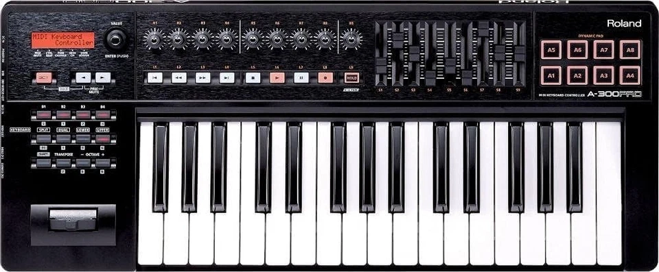 Roland A-300 Pro Midi Keyboard Controller Synthesizer Black Music Instruments - Image 3 of 3