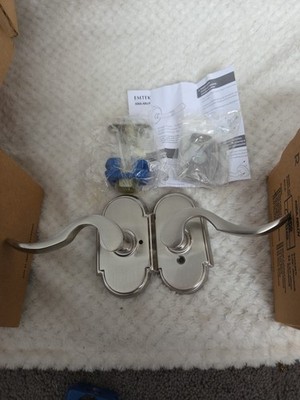 Emtek ASSA ABLOY 8208 Cortina Privacy Set. 2 3/8 US 15 Satin Nickel RH