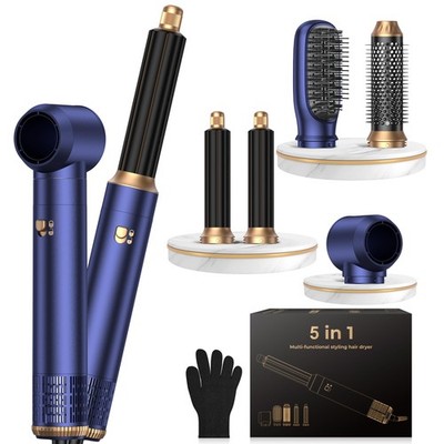 5 in 1 Hair Dryer Brush Set,Professional Negative Ionic Hot Air Styler, Air