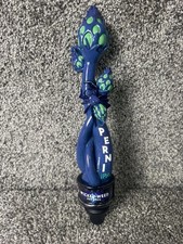 Wicked Weed Brewing Pernicious Beer Tap Handle Blue IPA Spider Multicolor