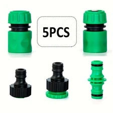 Garden Hose Quick Connector Set - 5PCS for Universal Faucet & Pipe Connection