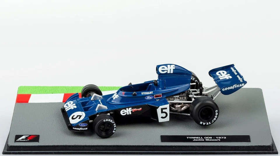 Tyrrell 006 Jackie Stewart 1973 Scala 1:43 Modellino Formula 1 Storico F1 - Immagine 2 di 4