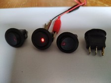 ☀️4 x 12v LED RED Dot