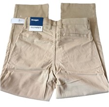NWT Old Navy Boys Size 7 Khaki Straight Built-In Flex Uniform Chino Pants