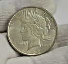 1922 D US Peace Silver Dollar $1 AU+