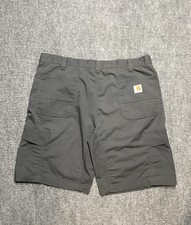 Carhartt Shorts Mens 40 Gray Force Extremes Relaxed Fit Work Outdoor 101973 029