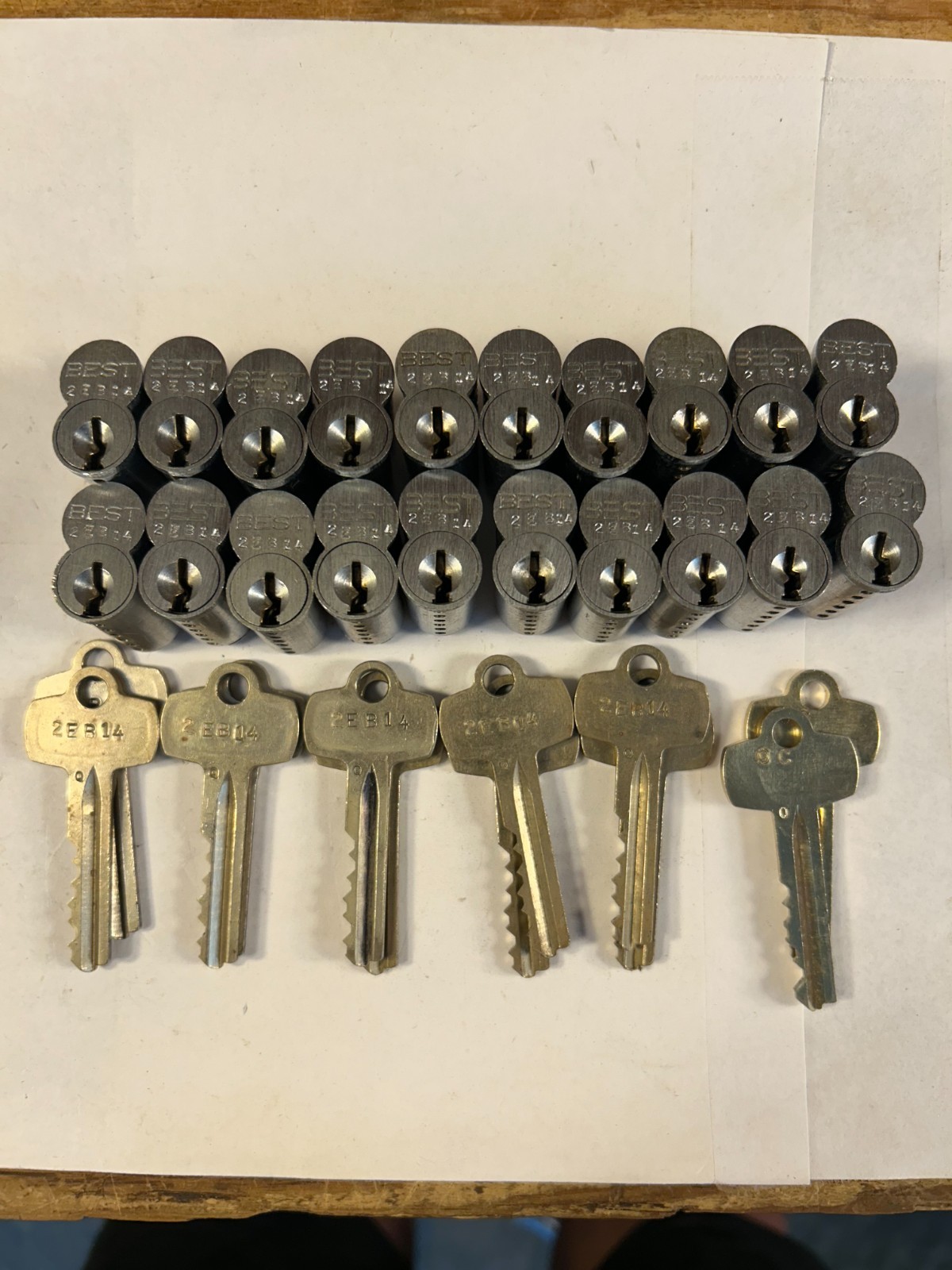 20-Best Lock Q keyway cores keyed