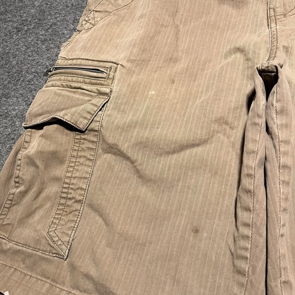 VTG Rusty Shorts Mens 31 Cargo Surf Skate Grunge Cotton Outdoor Distressed Y2K - Image 2 of 4
