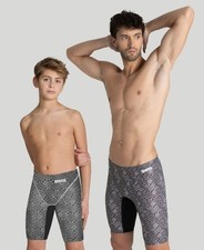 Arena Kikko Jammer RF Swim Suit Boys Size 22 Black/White MAXLIFE ECO NEW