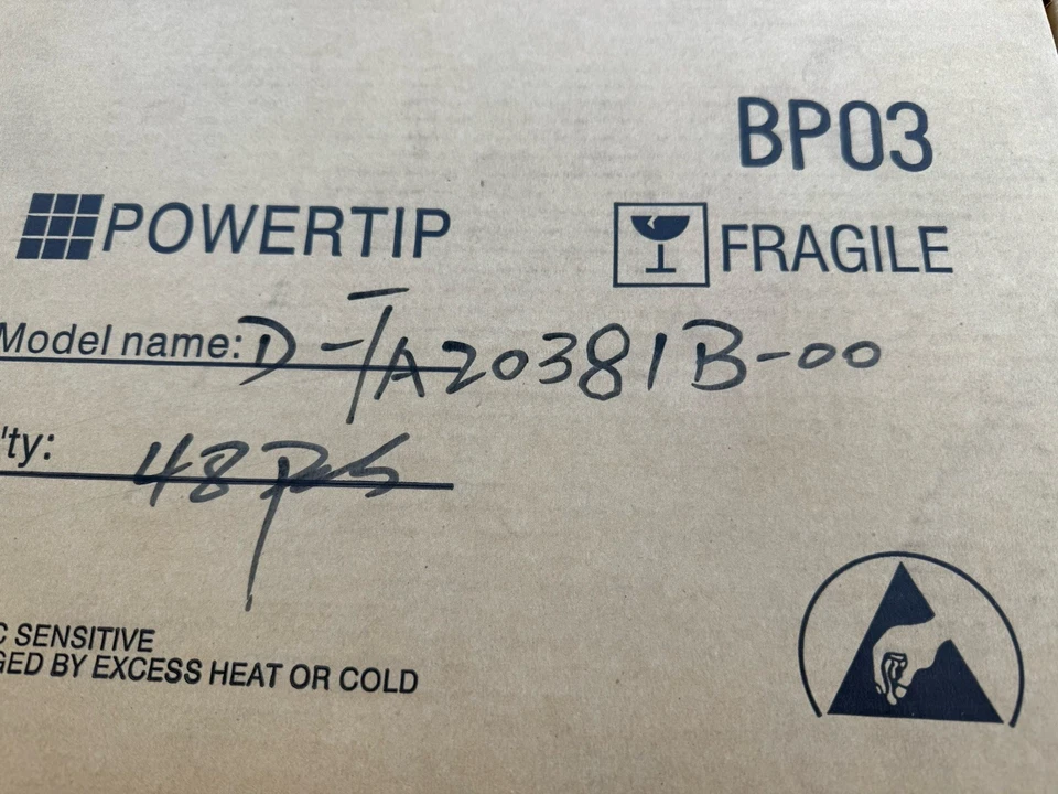 POWERTIP LCD display D-TA20381B-00 - Image 3 of 3