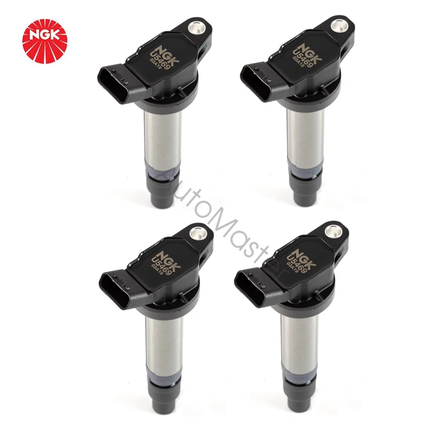 Ignition Coil 9091902260 NGK U5469 OEM*4 For Toyota Tacoma 4Runner Camry Corolla Foto 3 de 4