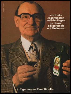 Jägermeister #1495 - Reklame Werbeanzeige Original-Werbung 1978