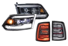Morimoto XB LED Headlights & SMOKE Tail Light for 09-18 Dodge Ram 1500 2500 3500