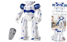 Blue Programmable Remote Control Robot Toy for Kids - Gesture  Sensing