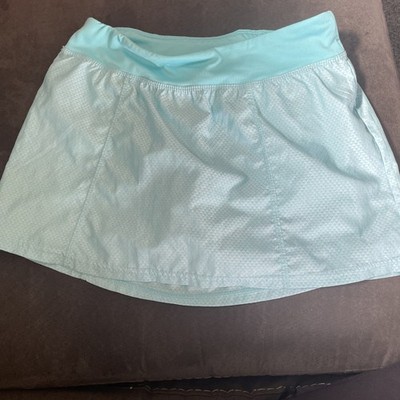 Champion Girls Large 10-12 Athletic Skirt With Built In Shorts Blue