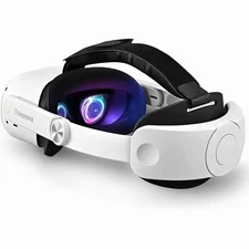 Adjustable Head Strap for Quest 2 Headsets - Comfortable Ergonomic VR Accessory