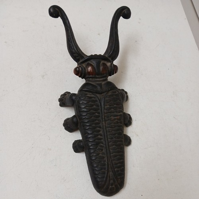 #ad #ad Vintage Cast iron cricket beetle bootjack 10 inches long 1.2 pounds door stop $49.99