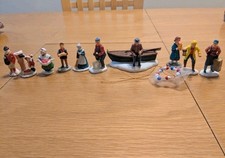 Lemax and Dept 56 Fisherman Boat Christmas Vi...