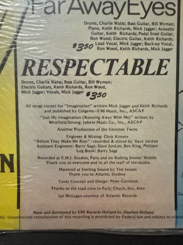 Rolling Stones Some Girls NEW,SEALED original Cover W/ Hype Banned Vinyl Record - Image 3 of 4