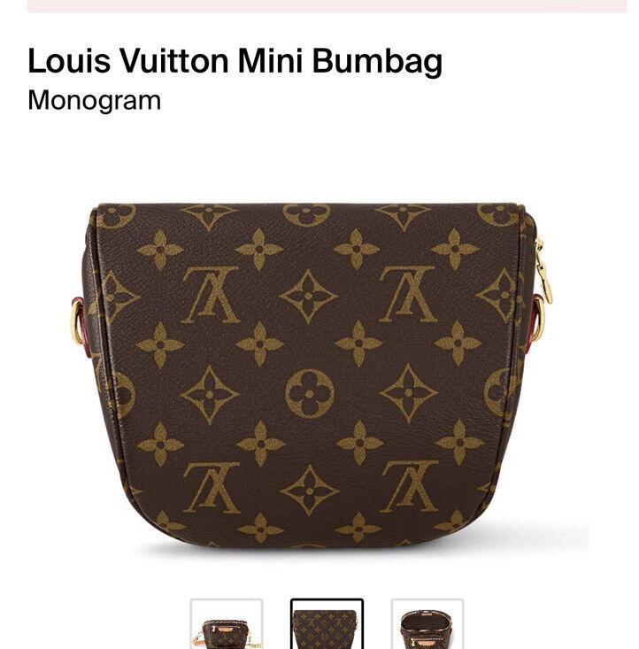 Louis Vuitton® Mini Bumbag Pink. Size in 2023