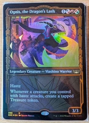 MTG | Ognis, the Dragon's Lash | NM | EN | SNC 390 | GILDED FOIL