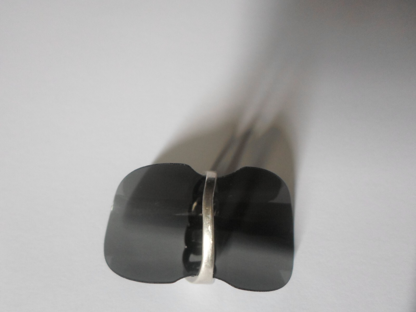 solid silver ring, openwork, interlaced, zirconiu… - image 5