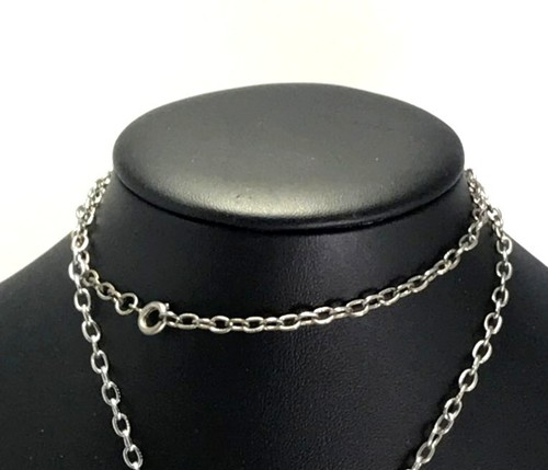 1970s Faux Turquoise and Silver Tone Metal Turtle Tortoise Pendant Necklace - Picture 3 of 3